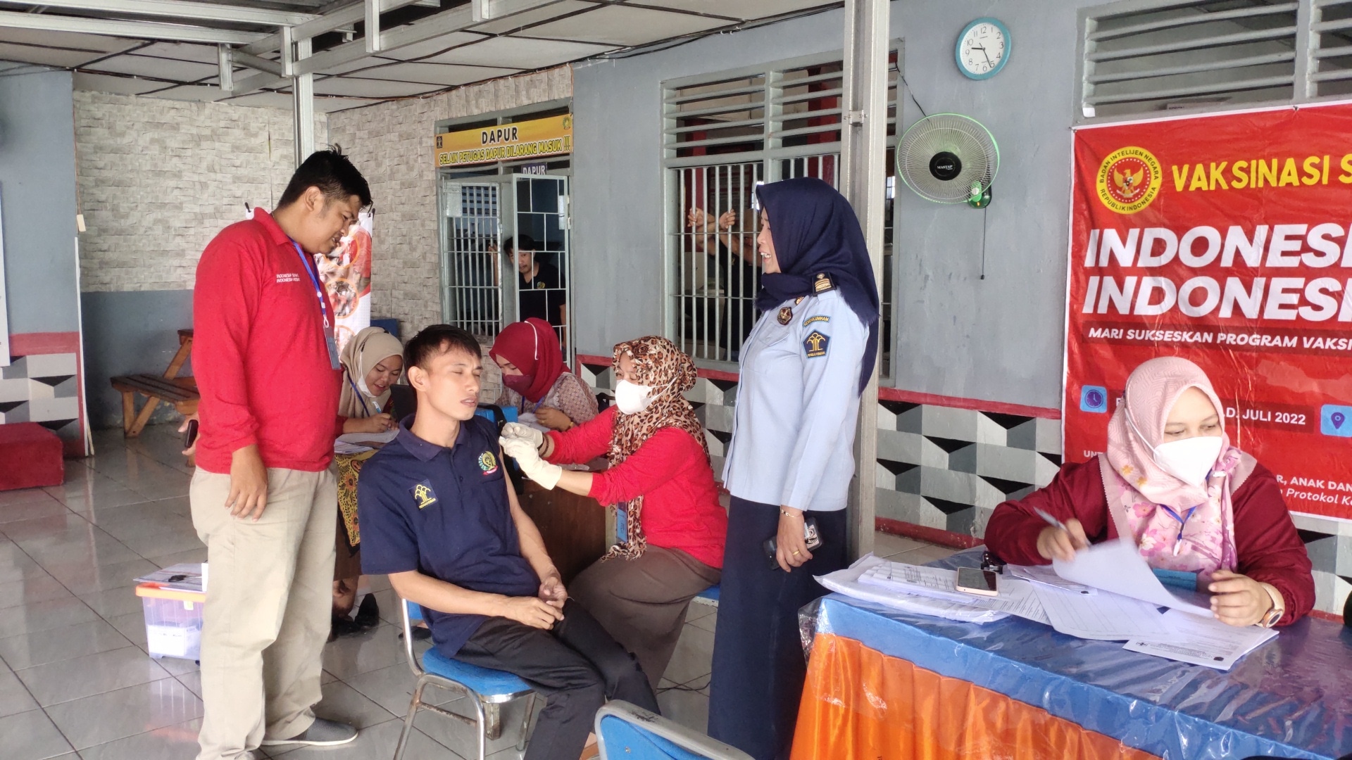 Covid Masih Ada, 53 WBP Divaksinasi