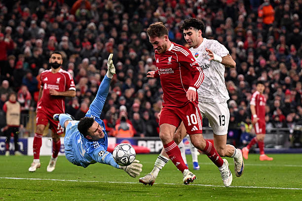 Rating Pemain Liverpool Pasca Gasak Qarabag 6-0,Mac Allister Top!