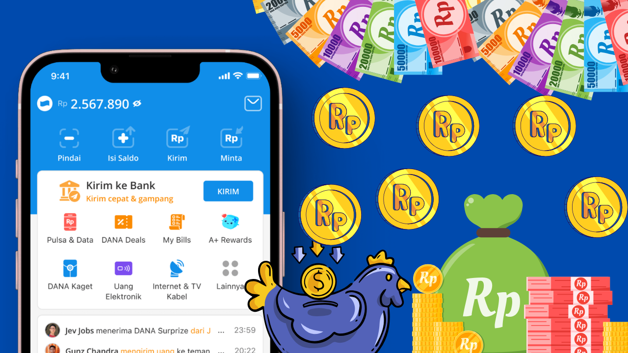 SELAMAT! Kamu Ditransfer Saldo DANA Gratis Rp576.000 dari DANA Kaget ke Dompet Digital Siang Ini 2 Juli 2025