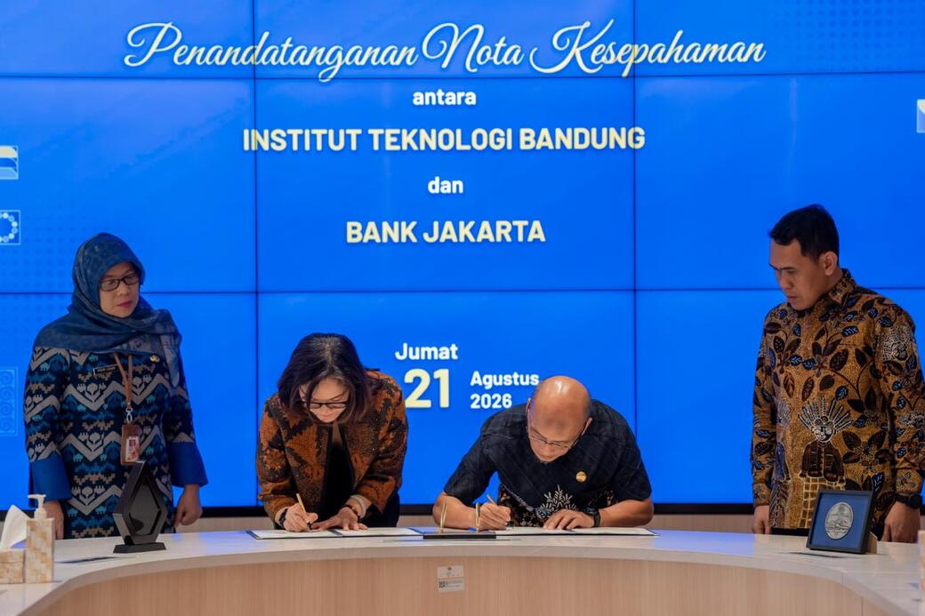 Bank Jakarta dan ITB Perkuat Ekosistem Pendidikan dan Riset