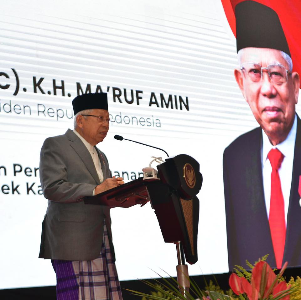 Ma'ruf Amin Resmikan Kampung Kresek Tangerang Sebagai Kampung Santri