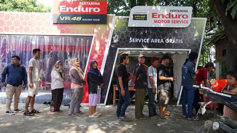 Lesehan Enduro Pertamina, Rest Area Pemudik di Jalur Pantura