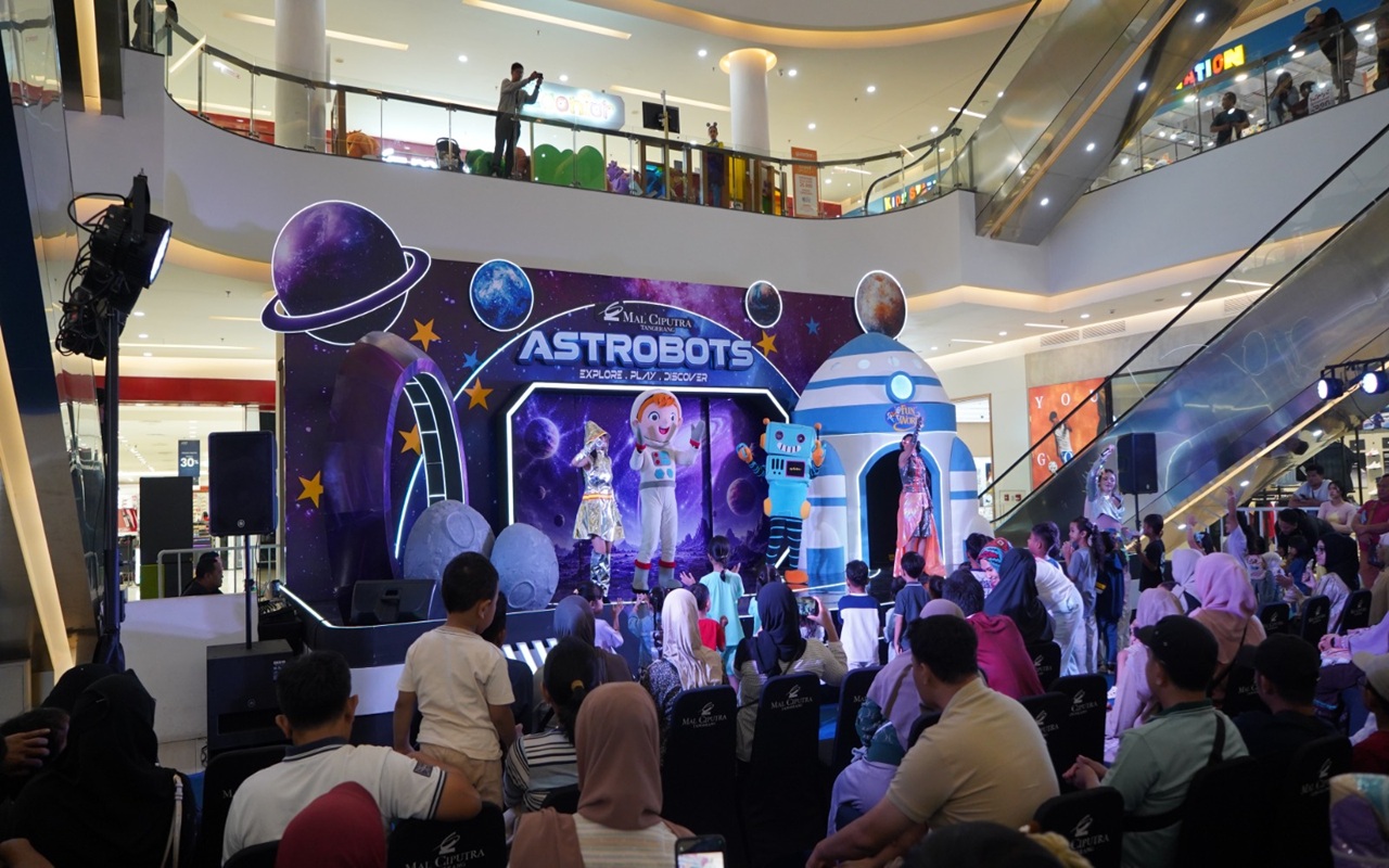 ASTROBOTS ADVENTURE di Mal Ciputra Tangerang, Ada Space Playground hingga Theatrical Show