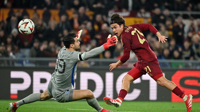 Roma vs Porto 3-2 (Agg 4-3): Brace Dybala Bawa Giallorossi ke 16 Besar Europa League