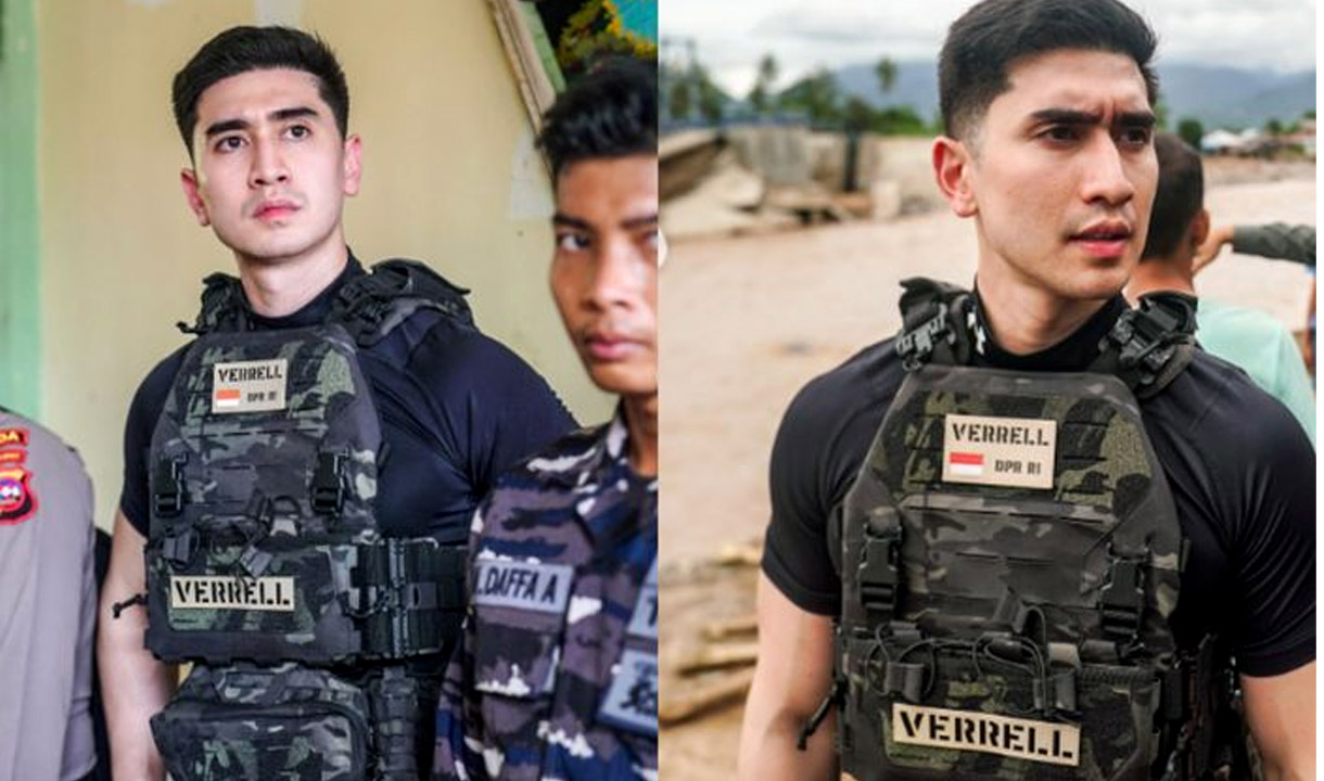 Verrell Bramasta Angkat Bicara Dituding Gunakan Rompi Anti Peluru di Lokasi Bencana: Hanya Tactical Vest dari Teman TNI