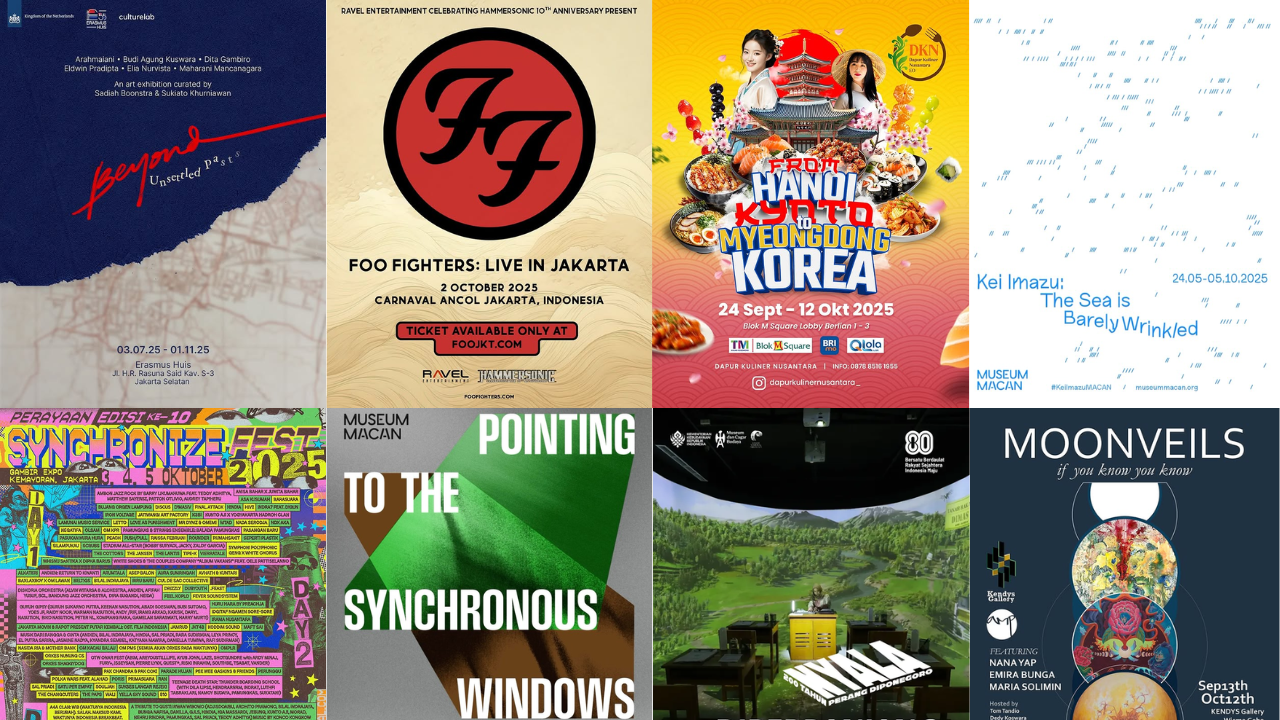 13 Event Jakarta Oktober 2025, Ada Synchronize Fest 2025 hingga Pameran