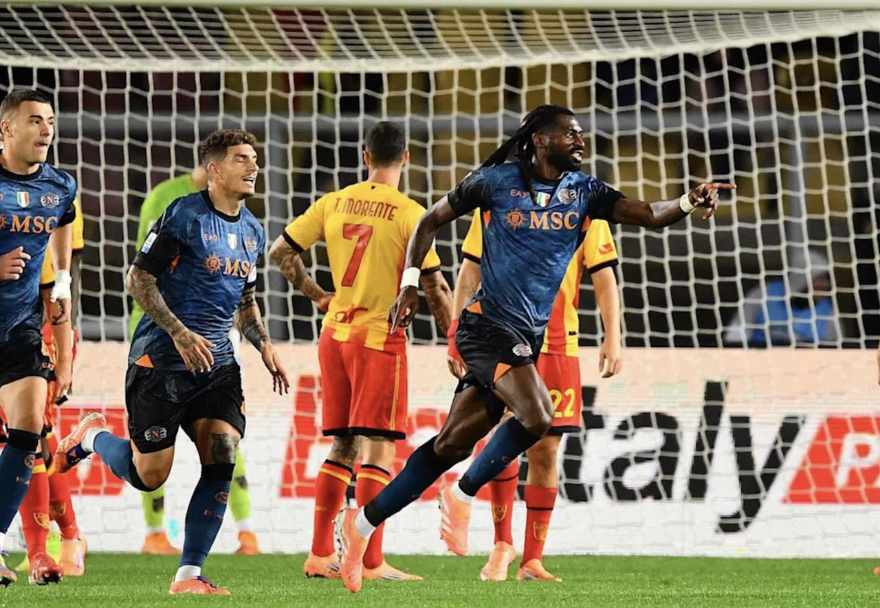 Lecce vs Napoli 0-1, Andre-Frank Anguissa Selamatkan Partenopei