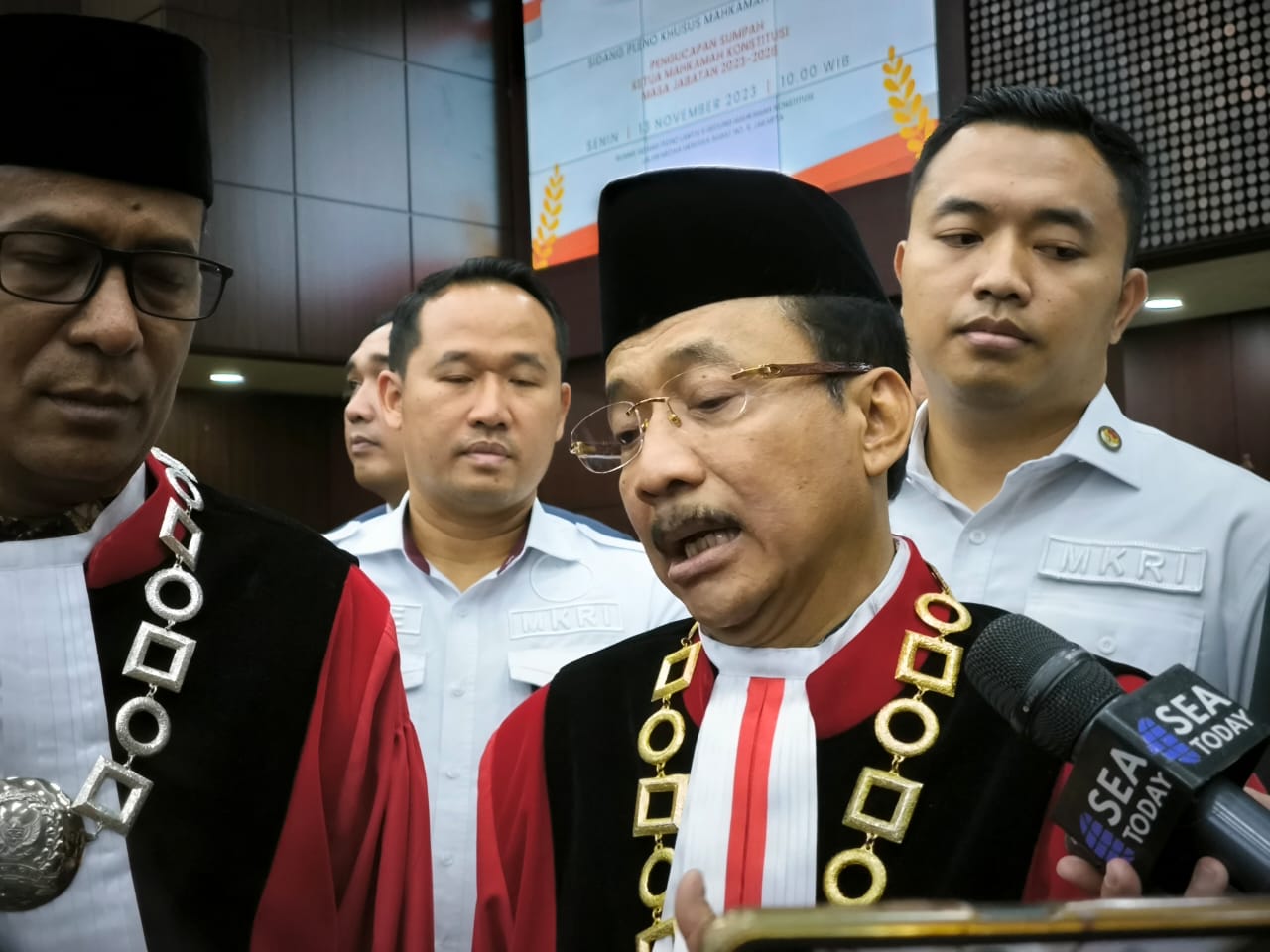 Pastikan Tak Terkontaminasi, Suhartoyo ke Mahfud MD: Itu Tidak Ada Dalam Rumus Saya