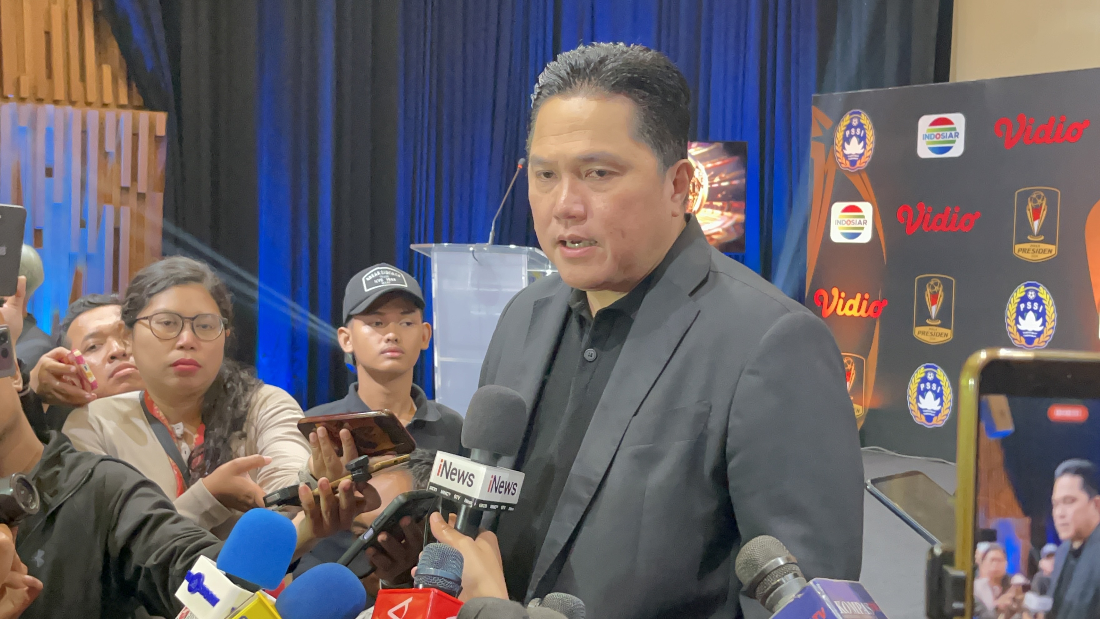 Piala Presiden 2026 Bentrok Piala AFF, Erick Thohir: Jam Terbang Pemain Harus Naik