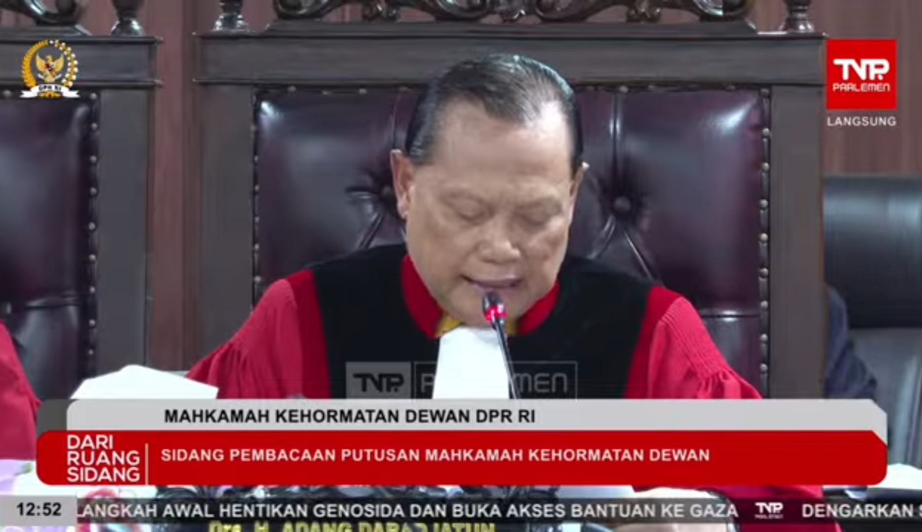 MKD DPR RI Putuskan Nasib 5 Anggota Dewan: Adies Kadir, Uya Kuya, Eko Patrio, Nafa Urbach, dan Sahroni