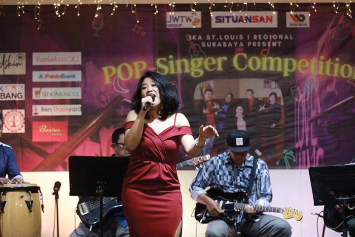 Dalam Lomba Pop Singer, IKA SMAK St Louis 1 Surabaya Nyanyi, Joget, dan Kangen-kangenan