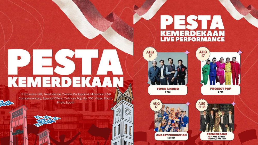 Konser Gratis Yovie & Nuno dan Project Pop di Plaza Senayan 17 Agustus 2024, Semarak HUT ke-79 RI