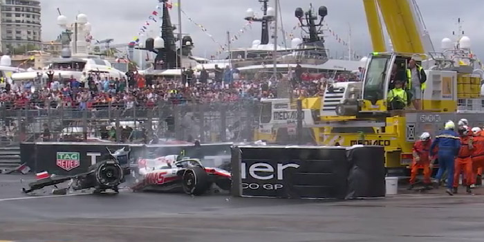 Formula 1 Monaco, Mobil Anak Michael Schumacher Kepotong Dua, Sergio Perez Juarai Wet Race