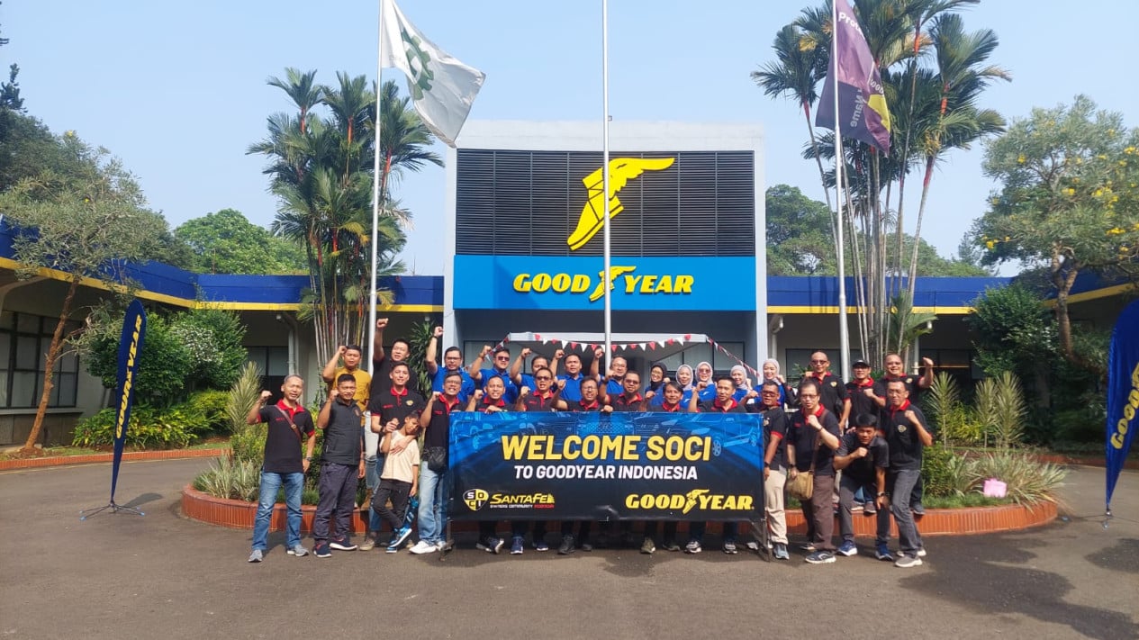 Tak Cuma Touring, Santa Fe Owners Community Indonesia Ajak Membernya Belajar Soal Ban Langsung ke Pabrik Goodyear