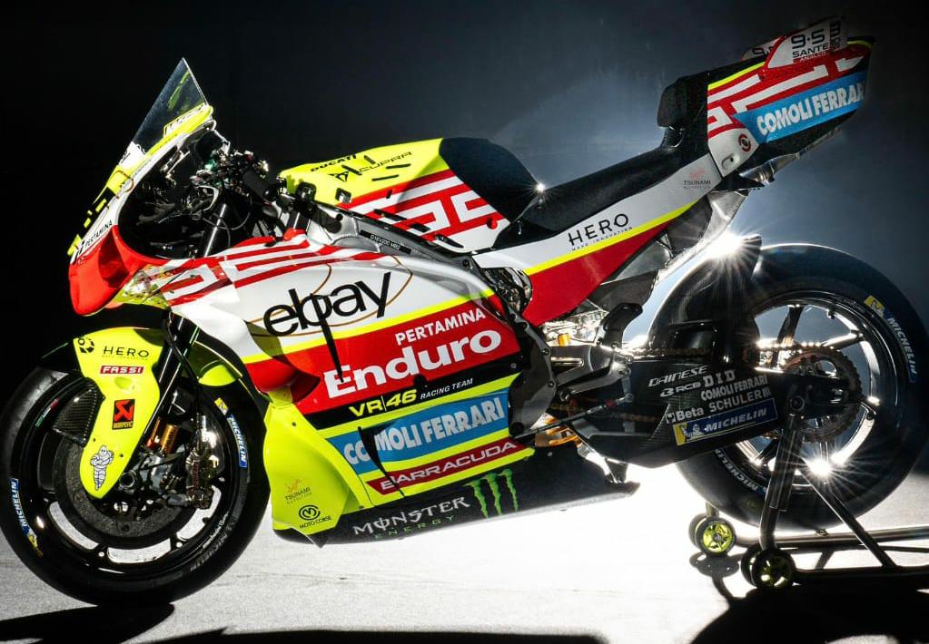 Motif Tenun Sasak Hiasi Livery Spesial VR46 Racing di GP Mandalika 2025