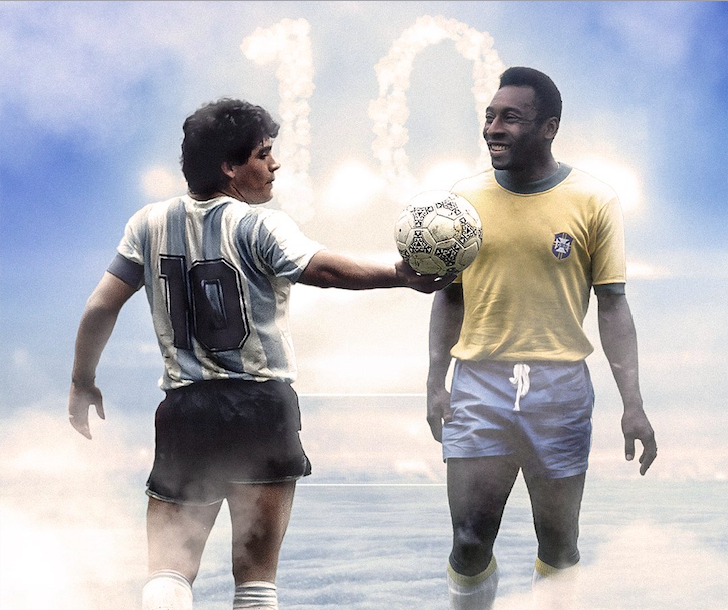 Doa Pele Sebelum Meninggal:  Bermain Sepak Bola di Surga Bersama Maradona