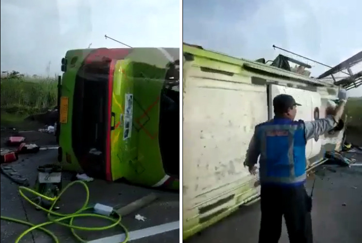 Diduga Sopir Mengantuk, Penyebab Kecelakaan Maut di Tol Sumo
