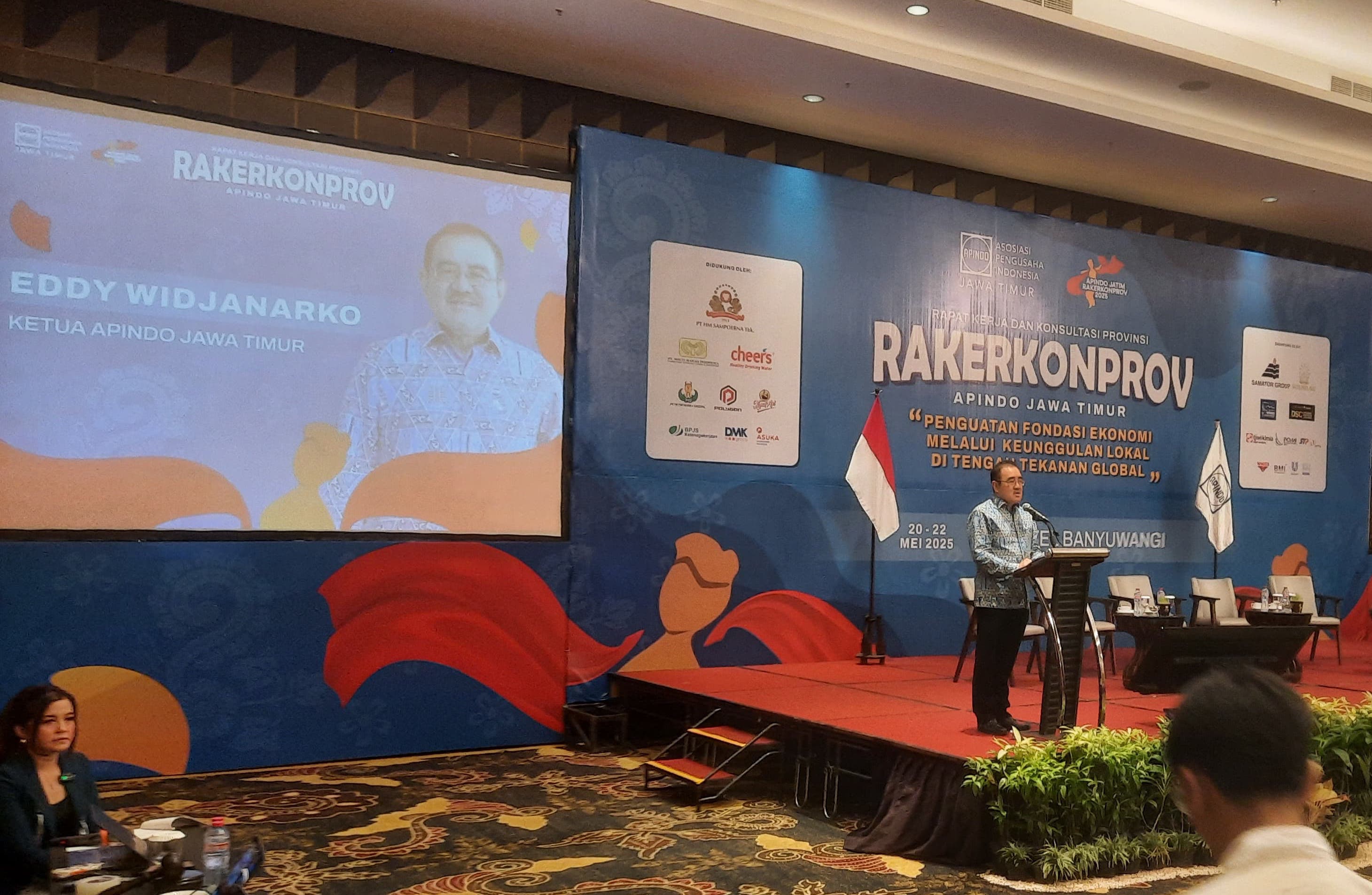 Gelar Rakerkonprov, DPP Apindo Jawa Timur Ingatkan Komitmen Pelaku Usaha untuk Berperan dalam Peningkatan Ekonomi Nasional