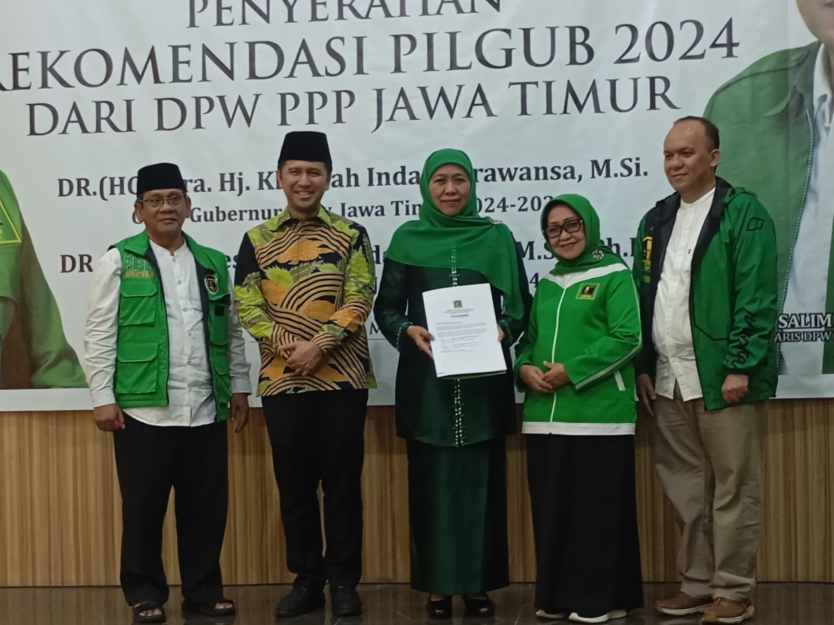 Susul Golkar, PPP Jatim Resmi Dukung Khofifah-Emil di Pilgub Jatim 2024