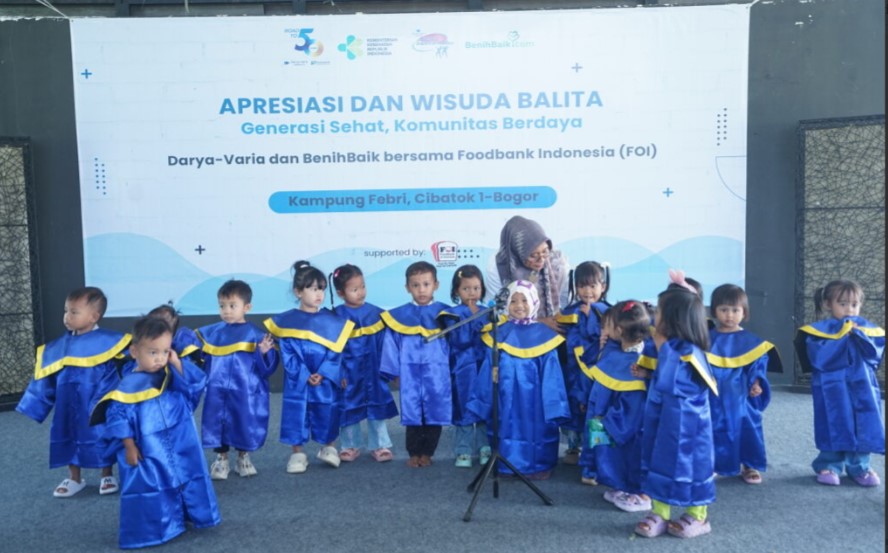 GEMAS! Ratusan Balita Diwisuda Usai Lulus Program Anti-Stunting Demi Gizi Baik