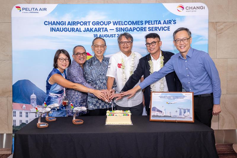 Pelita Air Buka  Penerbangan Internasional Perdana ke Singapura
