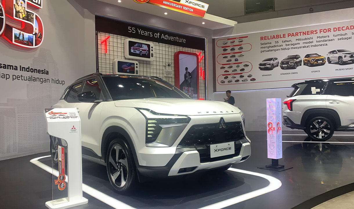 Mitsubishi Xforce 55th Anniversary Edition di IIMS 2026, Makin Gagah dengan Kemanan Tingkat Dunia