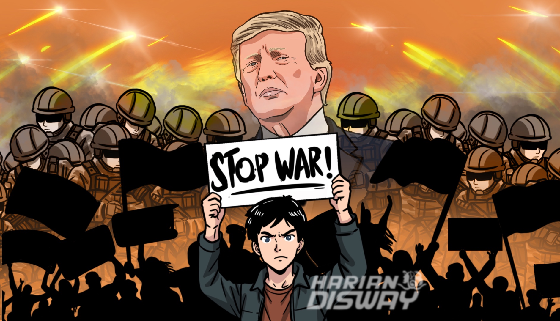 Trauma Vietnam di Tanah Iran