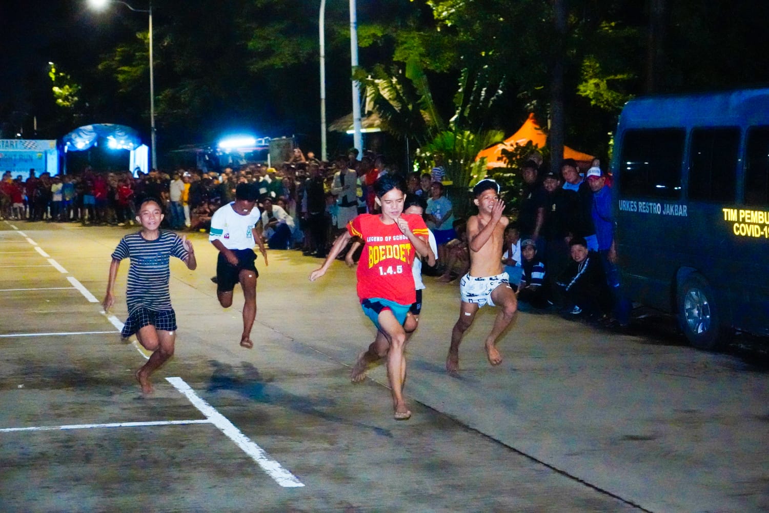 Seru! Polres Jakbar Gelar Night Run, Ajak Remaja Isi Ramadan dengan Hal Positif