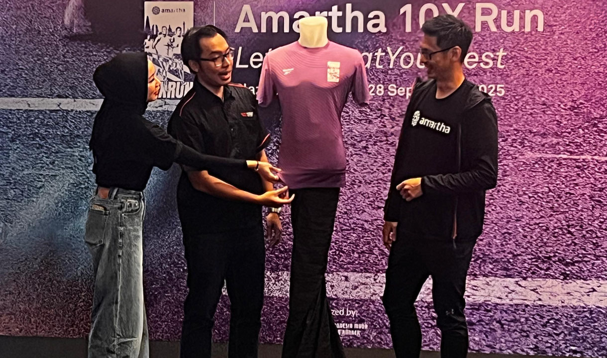 Amartha 10X Run 2025 Ajak Masyarakat Beat Your Best Lampaui Batas Diri dengan Lari Half Marathon