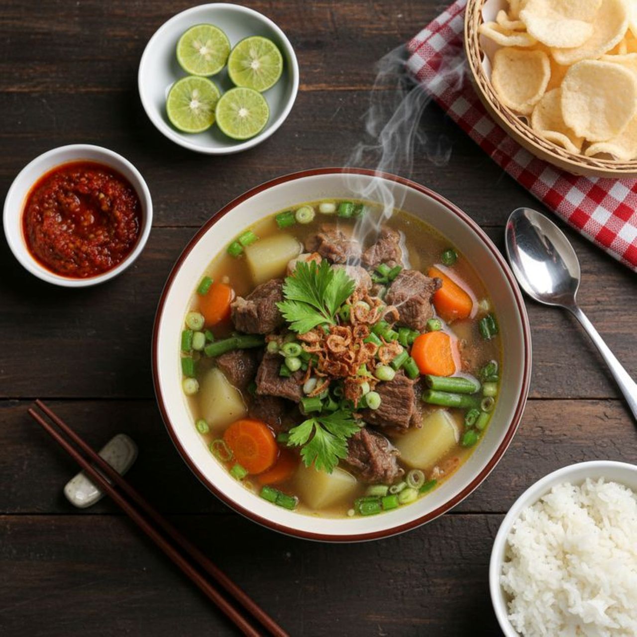 Resep Sop Daging Rempah Bening, Menu Ringan yang Menyehatkan