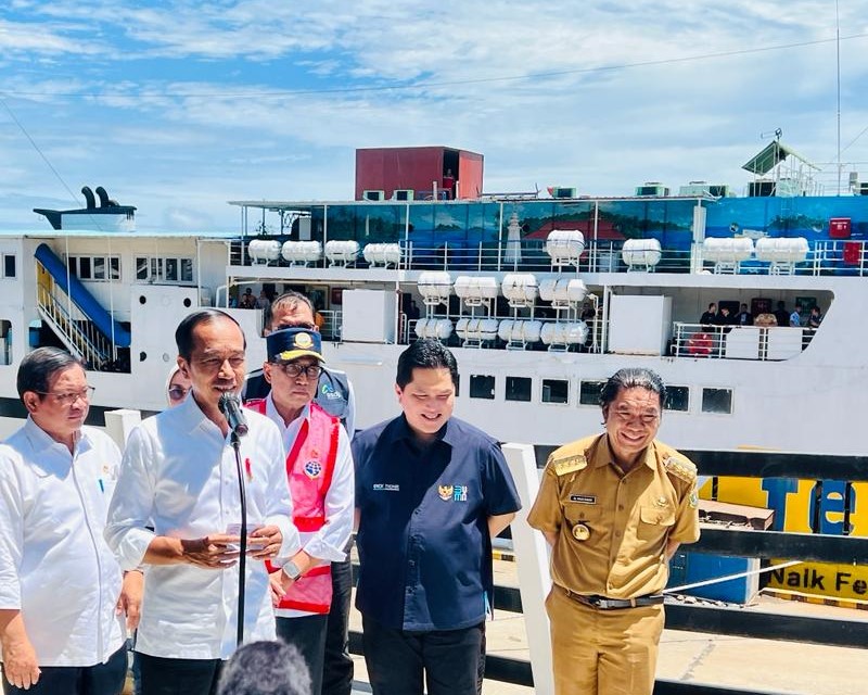 Tinjau Langsung Pelabuhan Merak, Jokowi Pastikan Persiapan Mudik Sesuai Rencana