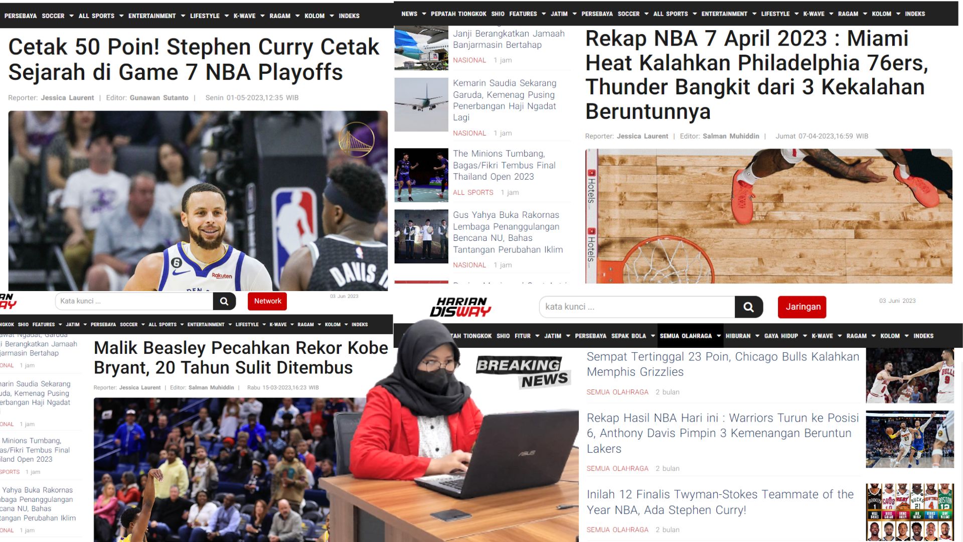 Catatan Magang MBKM di Harian Disway, Dejavu Nulis Berita NBA
