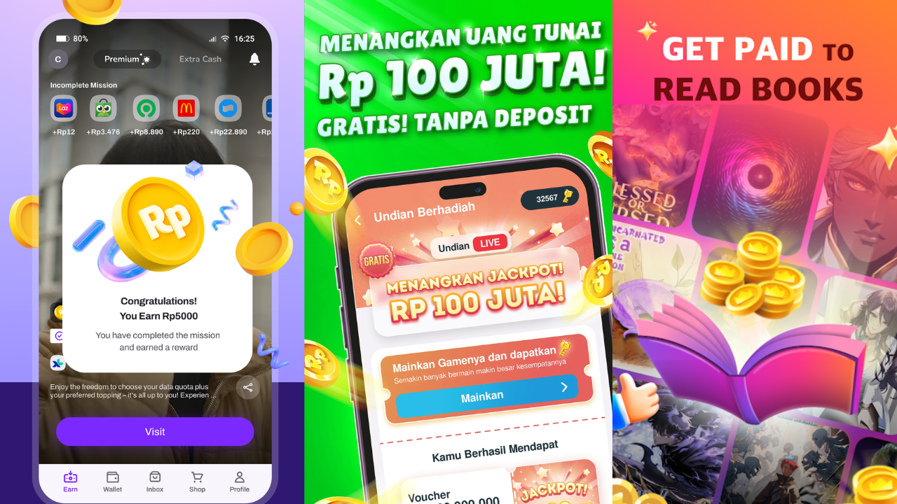 Langsung Cair! Buktikan Hanya Nonton Video 2 Aplikasi Penghasil Saldo DANA Gratis Ini