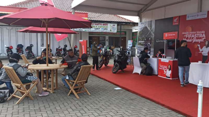 H-1 Lebaran, Bale Santai Honda di Tegal Sudah Disinggahi 222 Pemudik