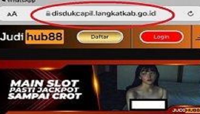 Usai Website Resmi Penerimaan Akpol, Kini Hacker Retas Website Kementan dan Disdukcapil Jadi Judi Online