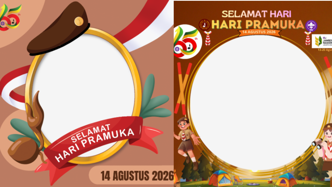 50 Link Twibbon Hari Pramuka 2026 Gratis dan Terbaru Lengkap Ucapan, Bagikan ke Medsos