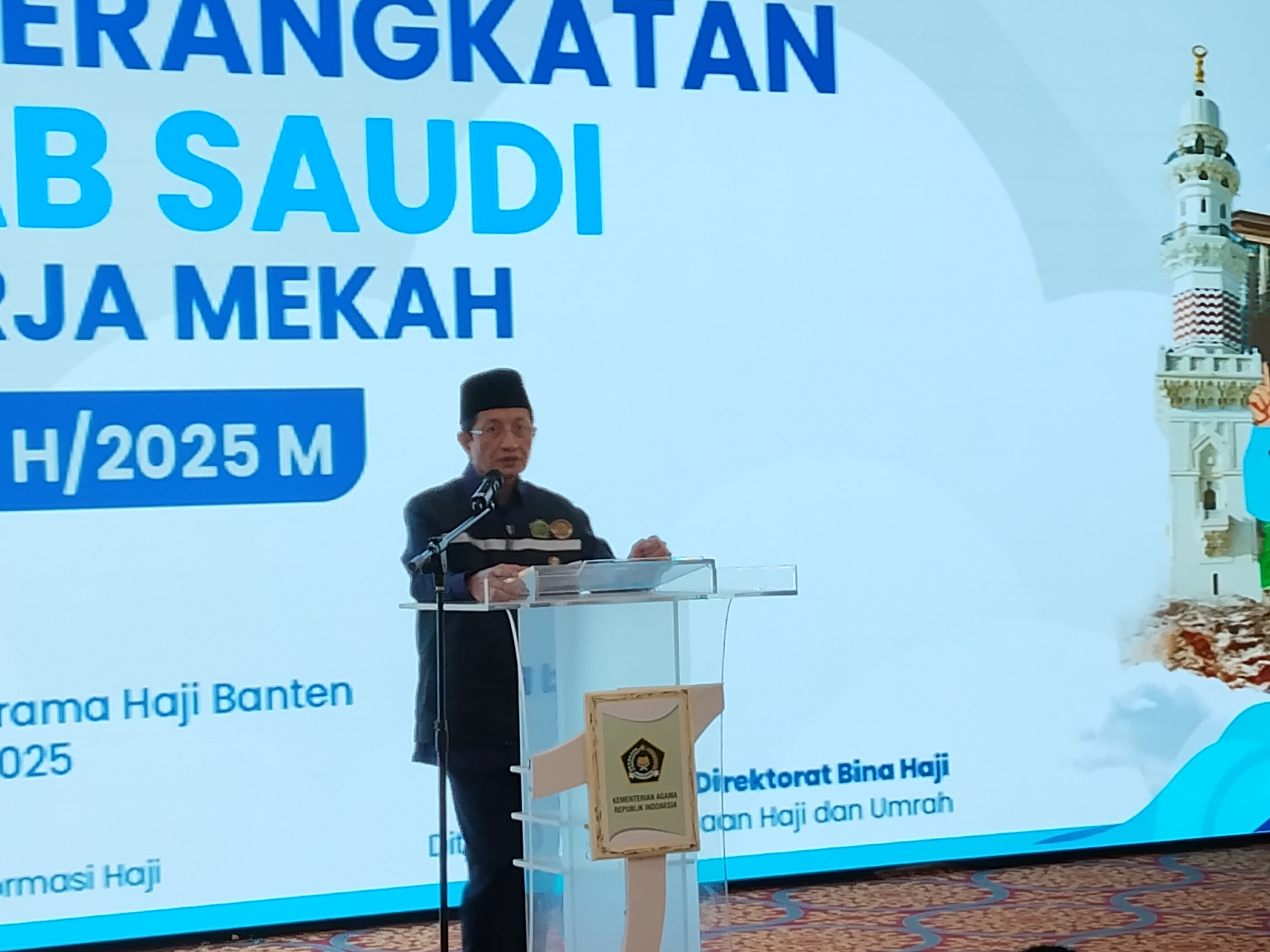 Menteri Agama Nasaruddin Umar Resmi Lepas PPIH Daker Makkah di Asrama Haji Cipondoh