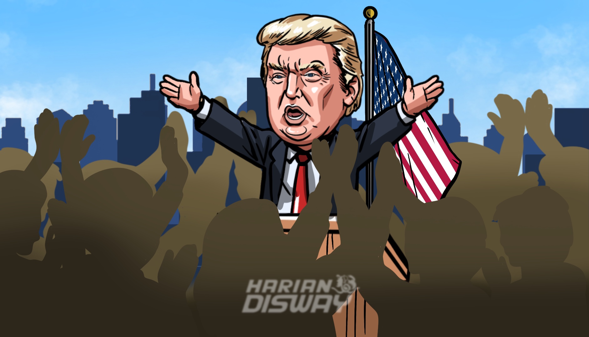 Trump dan Tepuk Tangan yang Diatur