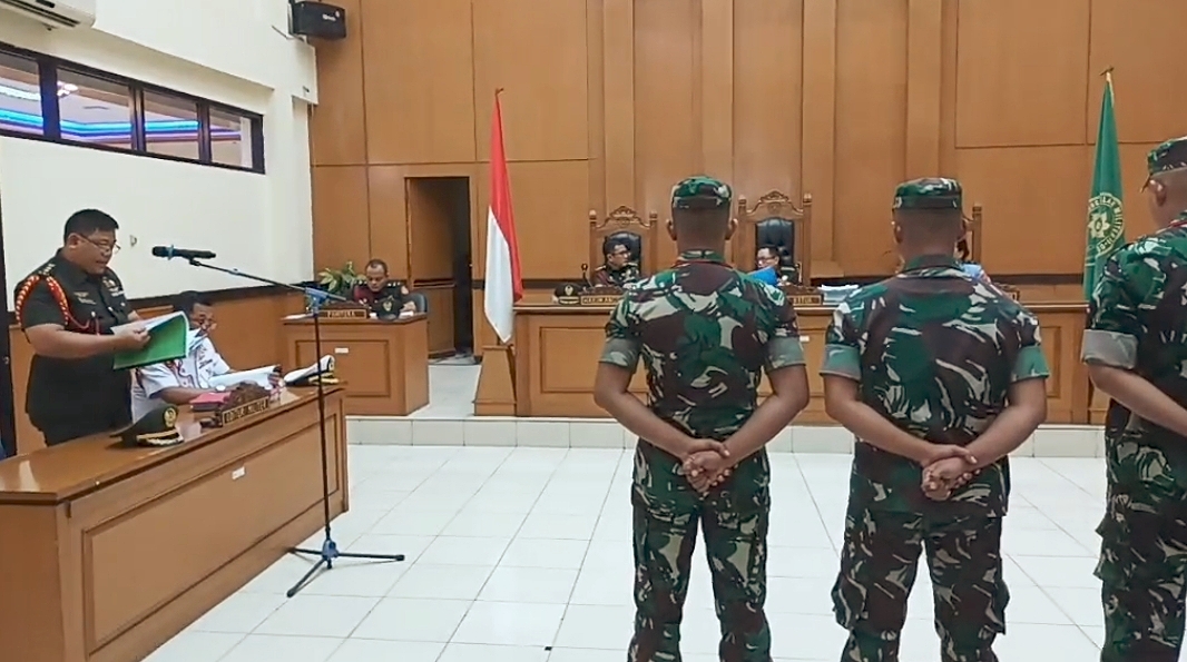 Selain Dituntut Hukuman Mati, Tiga Terdakwa Kasus Pembunuhan Imam Juga Dipecat dari Kesatuan TNI! 