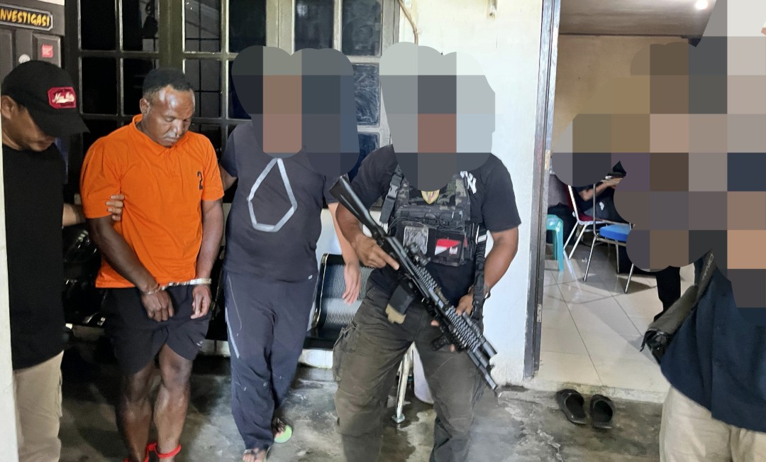 DPO KKB Puncak Yekis Wanimbo alias Salahmakan Tabuni Ditangkap di Mimika