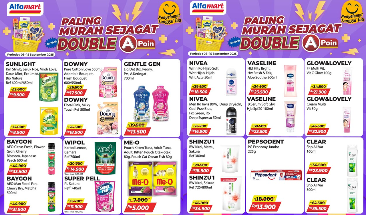 Promo Alfamart Terbaru Minggu Ini 8-12 September 2025, Borong Sunlight hanya Rp8 Ribuan!