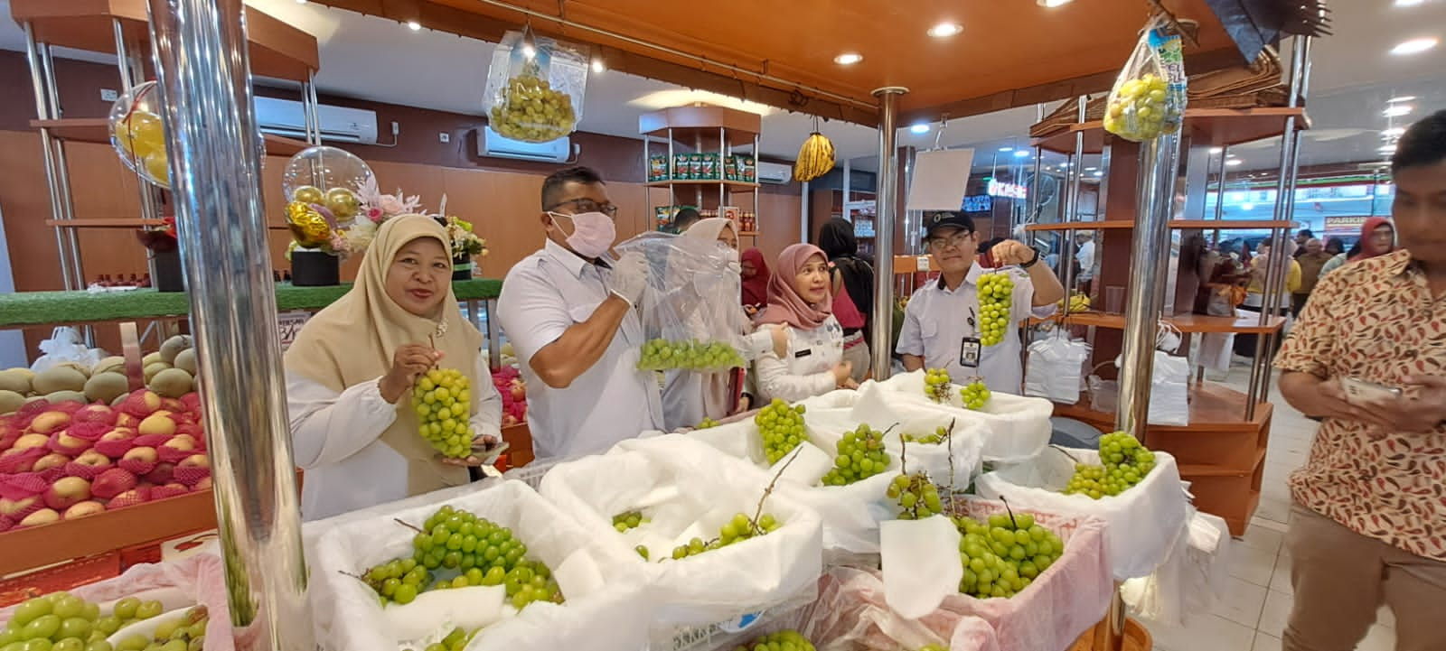 Bapanas Ungkap Hasil Rapid Test Anggur Muscat terkait Residu Pestisida