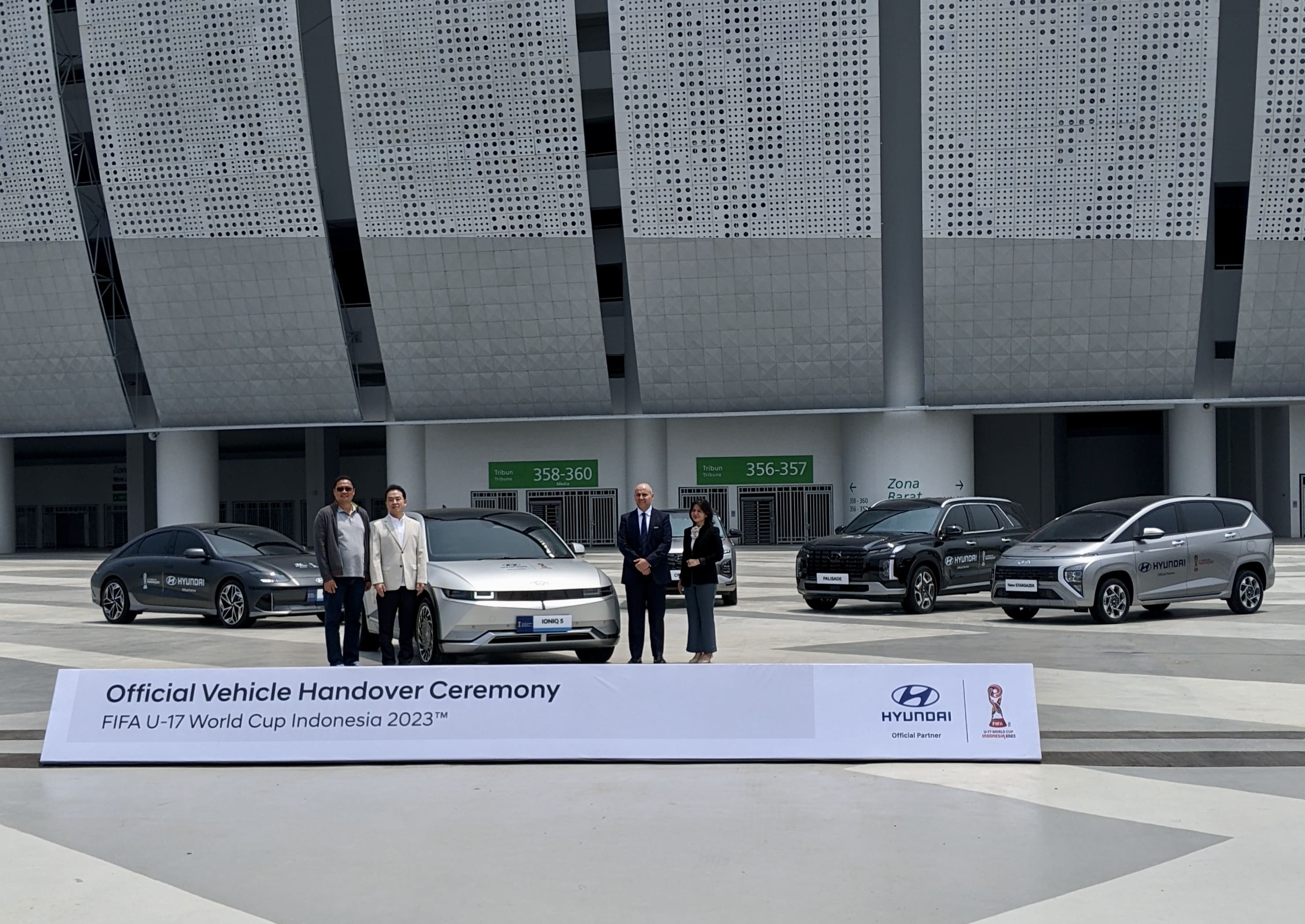 Jadi Sponsor FIFA U-17 World Cup Indonesia 2023, Hyundai Serahkan 148 Unit Kendaraan Fasilitas Transportasi