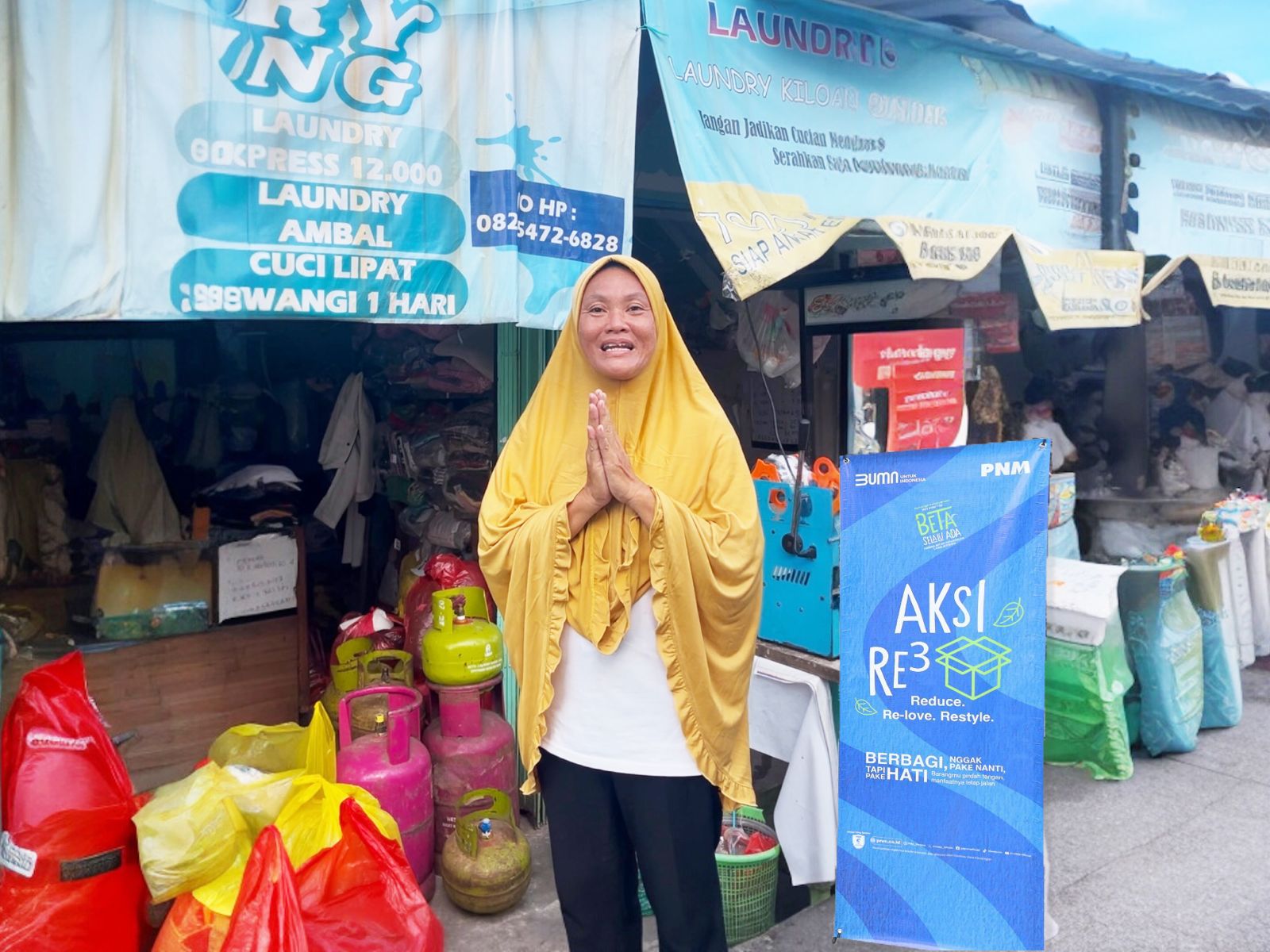 Mantap! Nasabah PNM Mekaar Mampu Sulap 10 Ton Pakaian Lama Jadi Harapan Baru