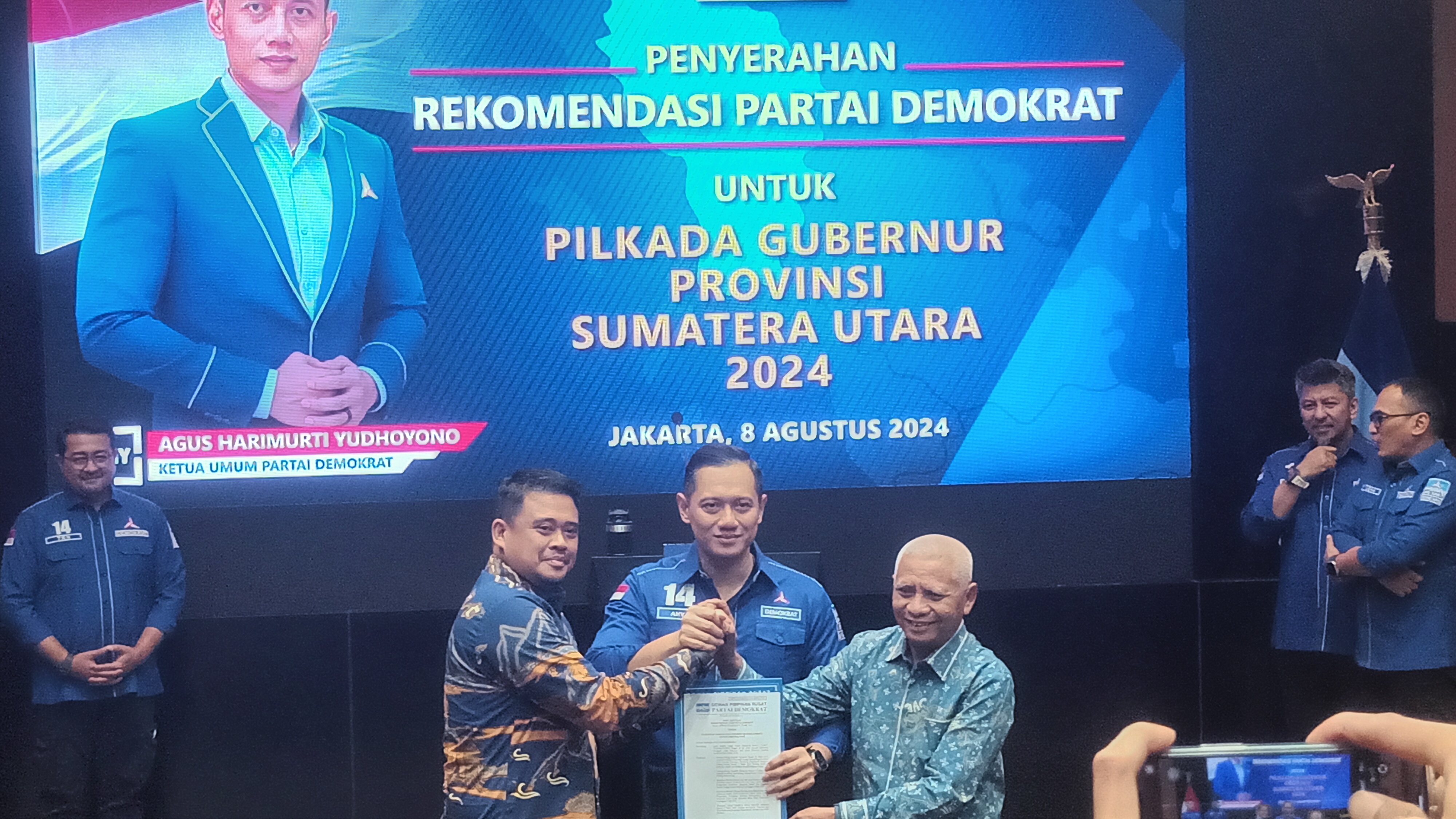 Demokrat Resmi Merapat, Dukungan untuk Bobby Nasution di Pilgub Sumut 2024 Makin Kuat