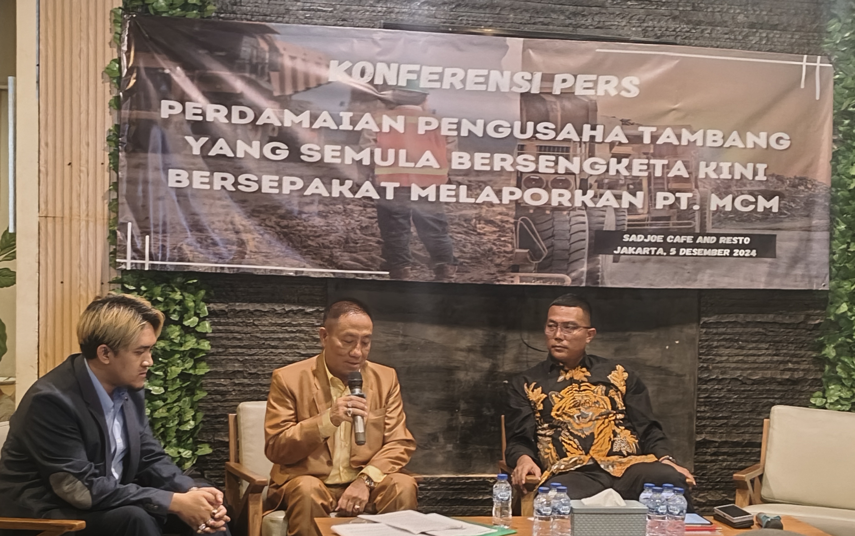 Sempat Berseteru, Tiga Pengusaha Tambang Damai dan Laporkan PT MCM ke Bareskrim