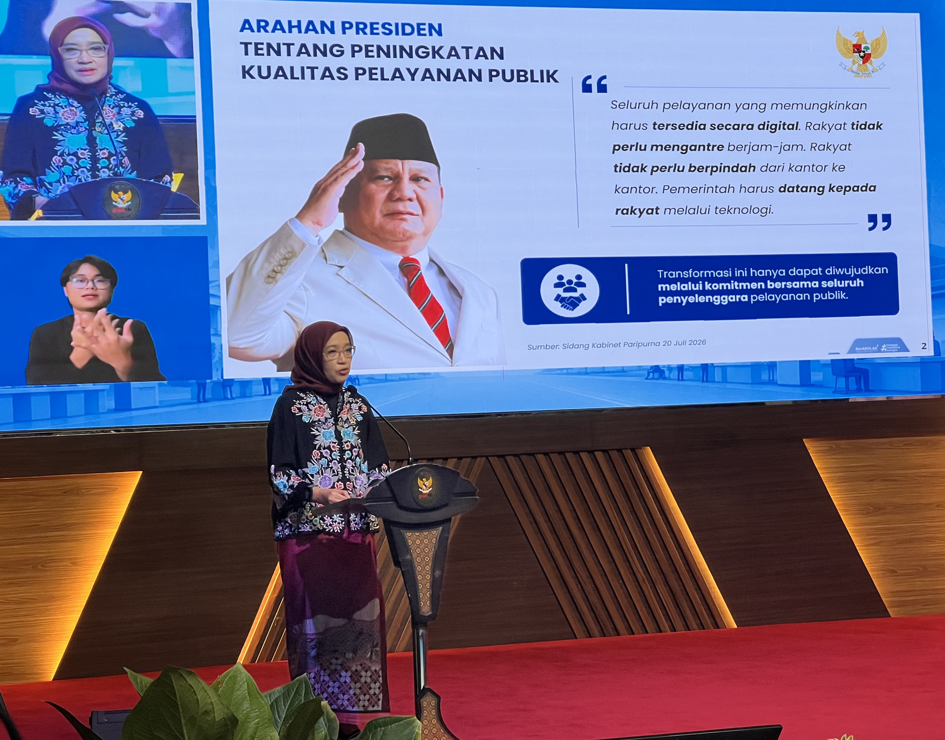 GNPP Resmi Diluncurkan, Pelayanan Publik Indonesia Siap Beroperasi 24 Jam Sehari, 7 Hari Seminggu