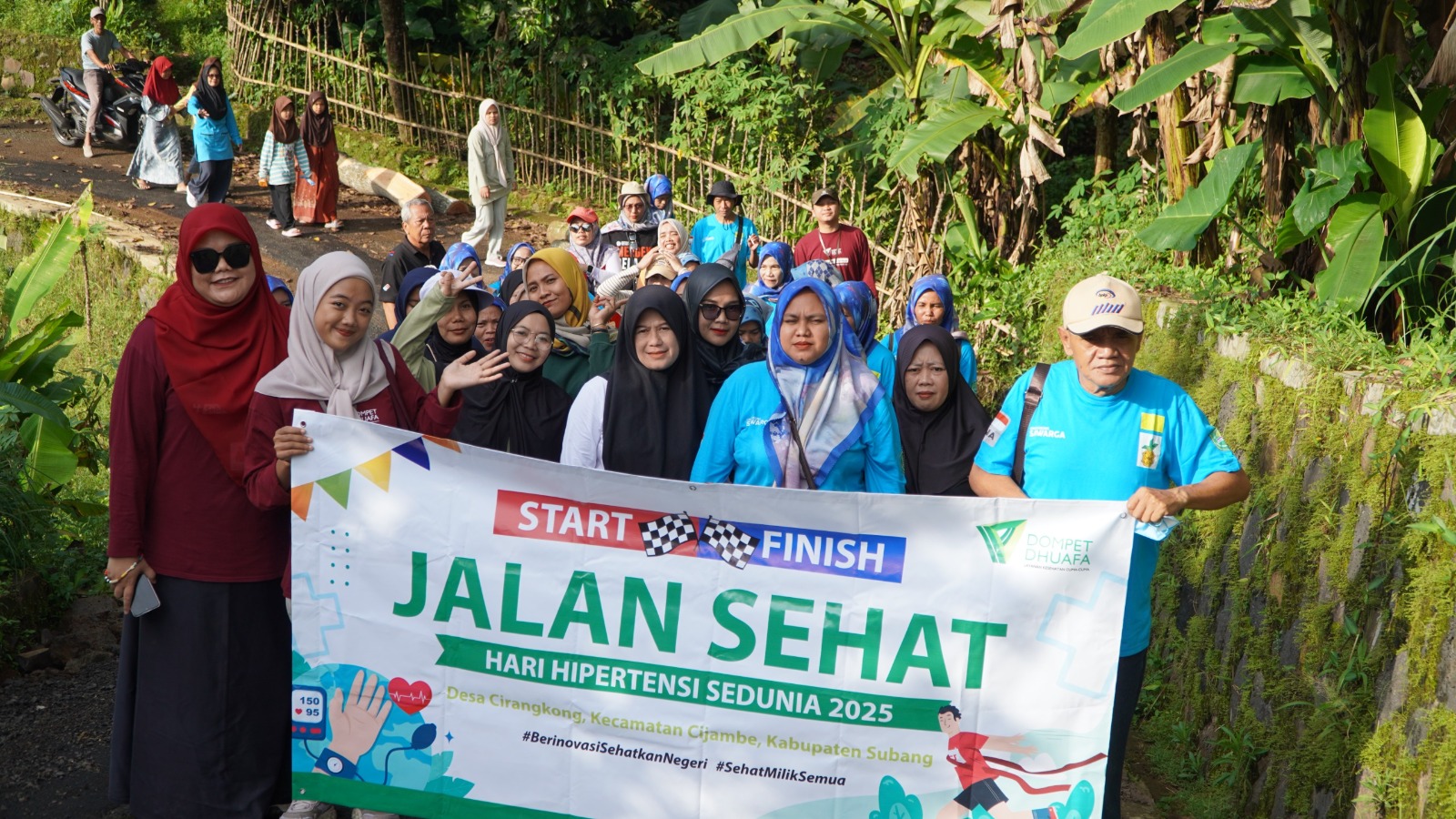 LKC Dompet Dhuafa Gelar Rangkaian Giat Sehat untuk Peringatan Hari Hipertensi Sedunia