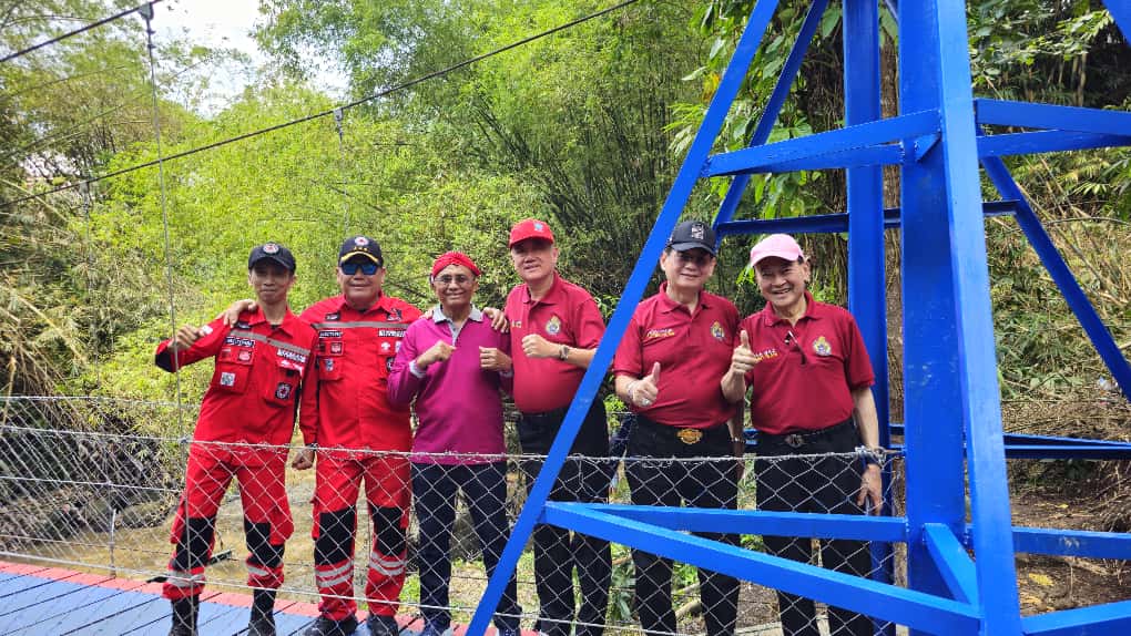Vertical Rescue Indonesia Resmikan Jembatan Gantung ke-221, Sumbangan PSMTI dan Teguh Kinarto