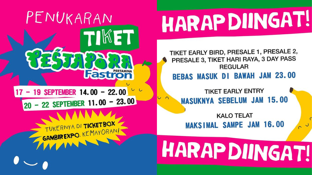 Jadwal dan Cara Penukaran Tiket Pestapora 2024 di Gambir Expo Kemayoran